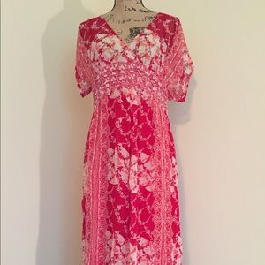 Vtg Washable Silk Dress Modesty Slip Empire Waist